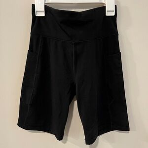 Black Aeropostale athletic bike shorts